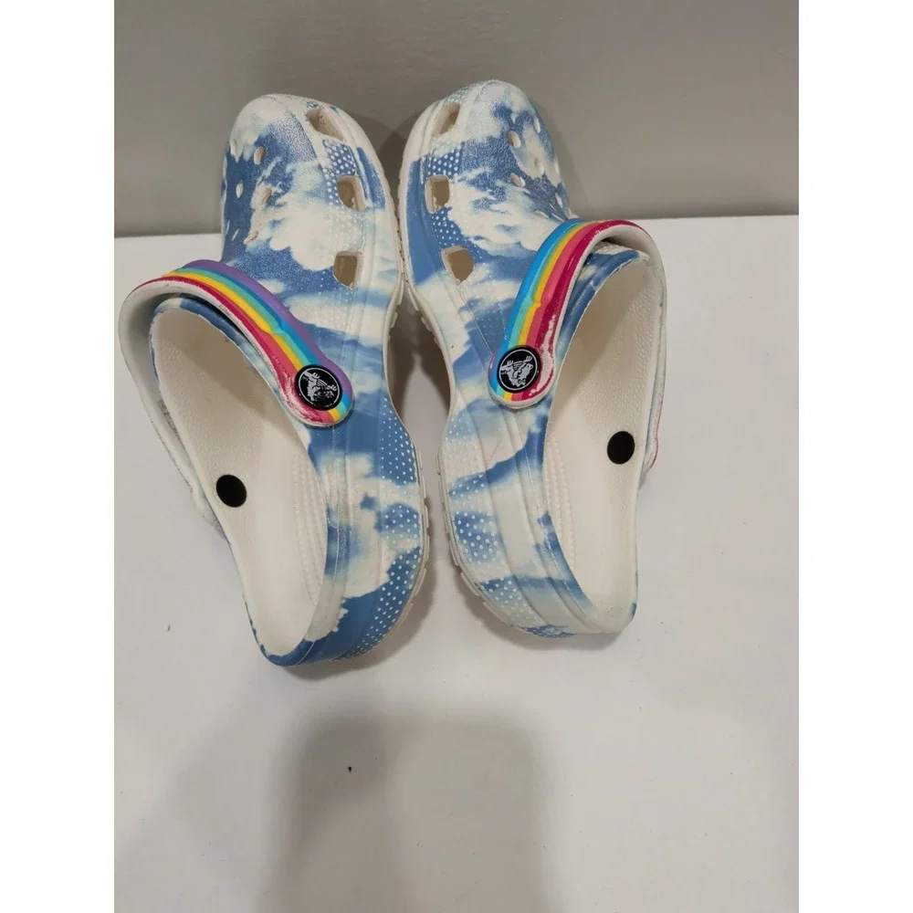 Crocs Kids Simpsons Cayman Graphic Boys Girls Summer Slip On Sandals Clogs Sz 1